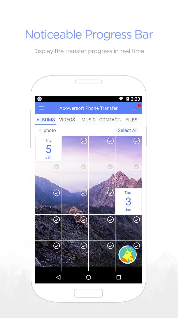 اسکرین شات 4 برنامه ApowerTrans - Phone Transfer