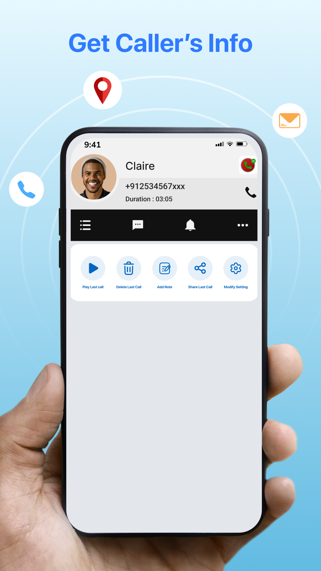 اسکرین شات 2 برنامه Call Recorder Automatic - ACR