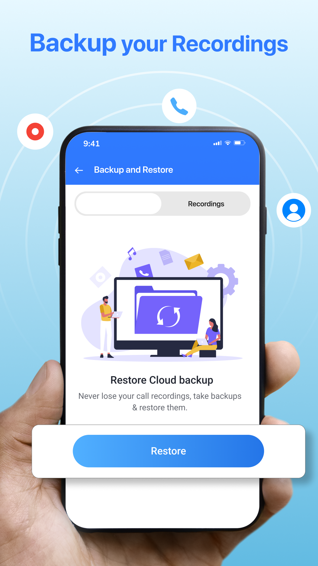 اسکرین شات 3 برنامه Auto Call Recorder - Automatic