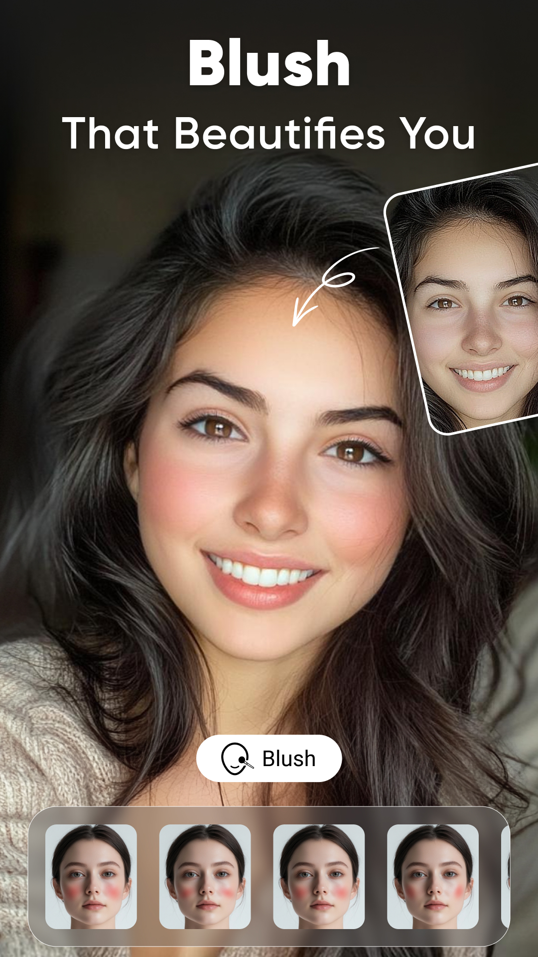 اسکرین شات 4 برنامه Beauty Editor : Face Retouch