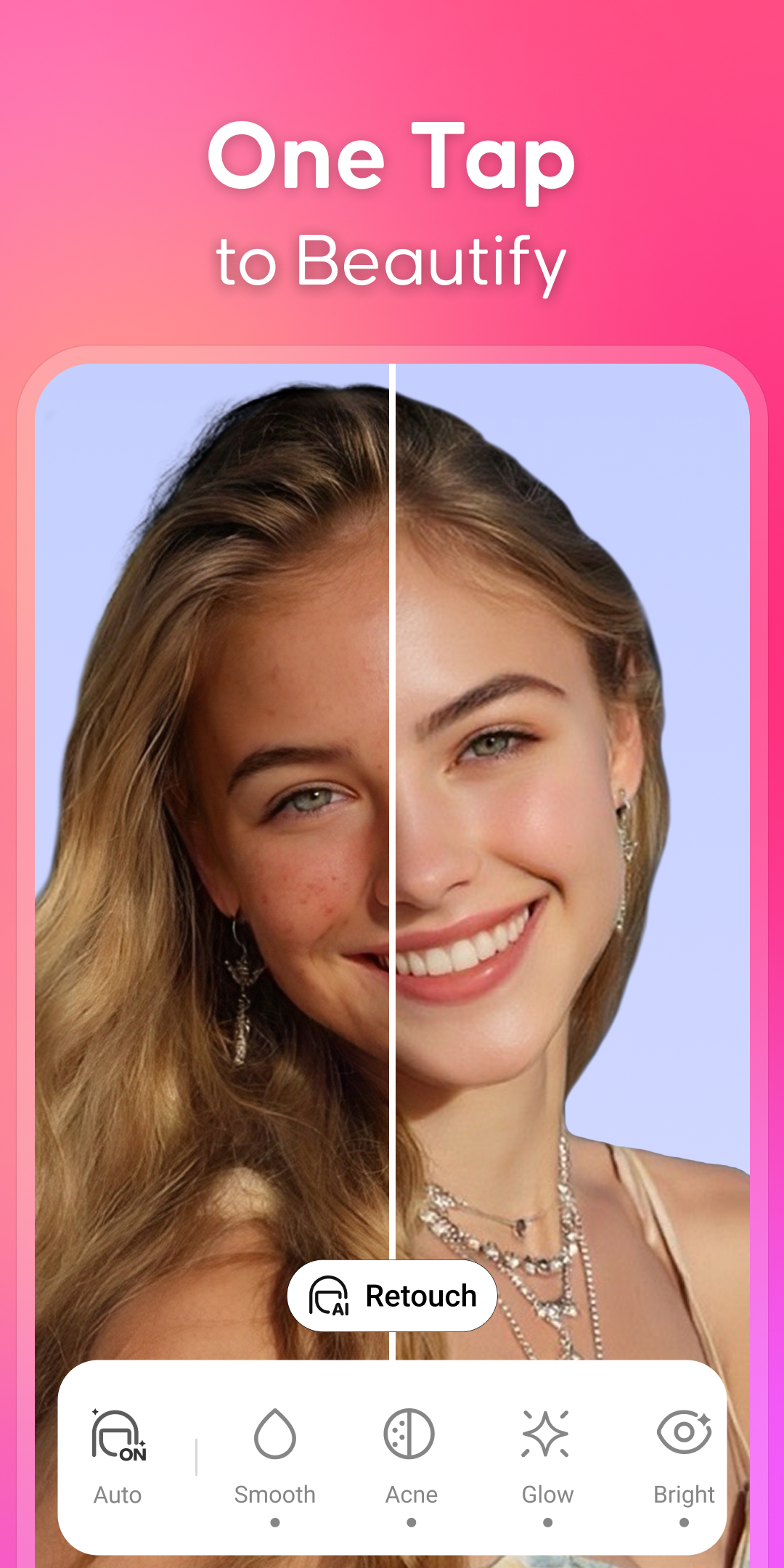 اسکرین شات 1 برنامه Beauty Editor : Face Retouch