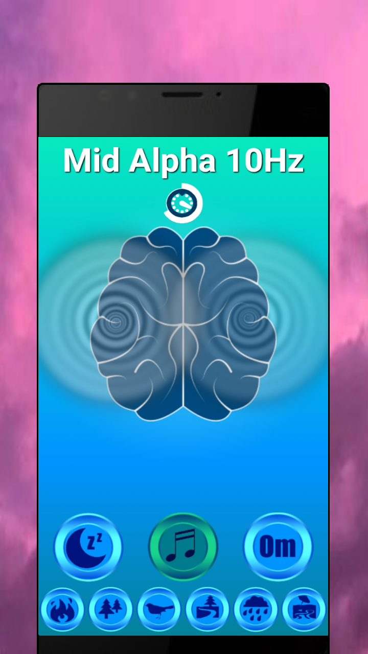 اسکرین شات 2 برنامه Binaural Beats Meditation