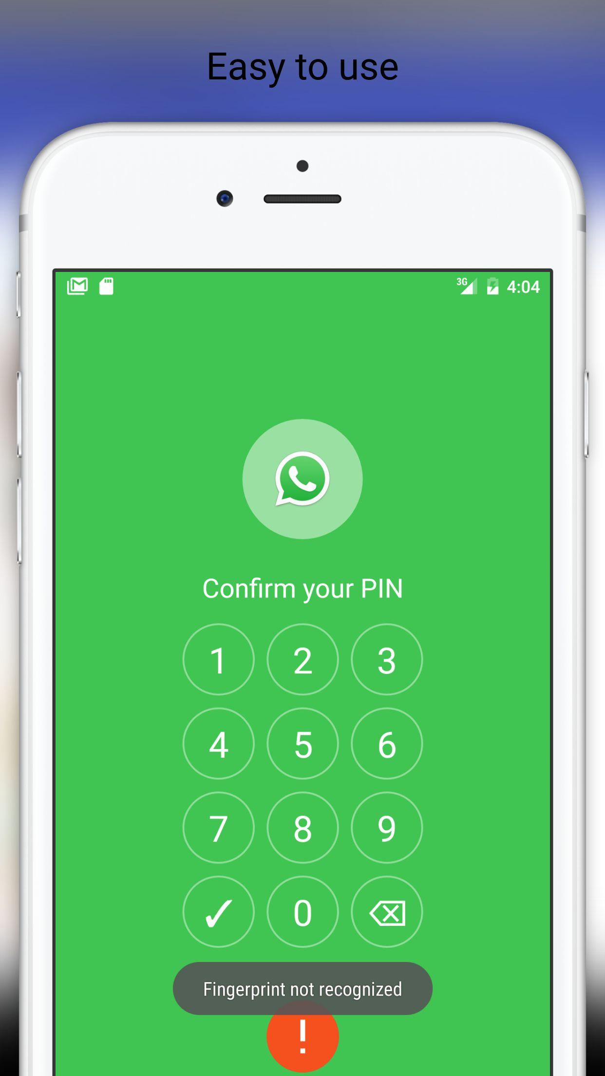 اسکرین شات 6 برنامه Fingerprint PassCode App Lock
