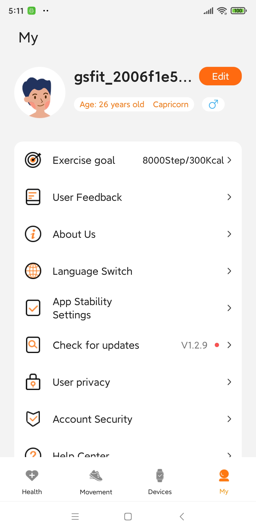 اسکرین شات 4 برنامه Gs Fit