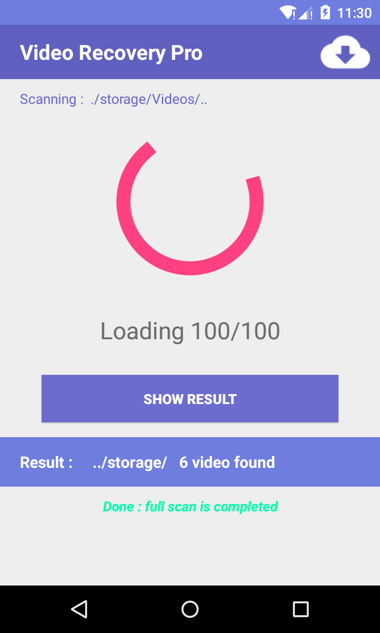 اسکرین شات 3 برنامه Disk Video Recovery