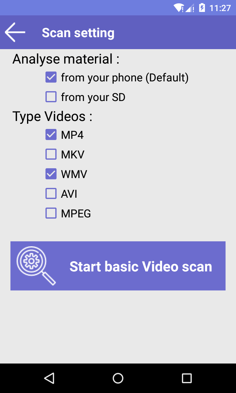 اسکرین شات 4 برنامه Disk Video Recovery