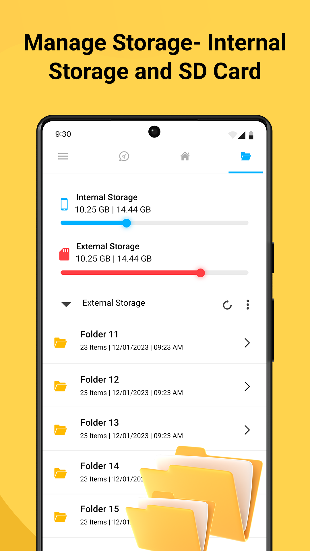اسکرین شات 2 برنامه File Manager PRO: Manage Files