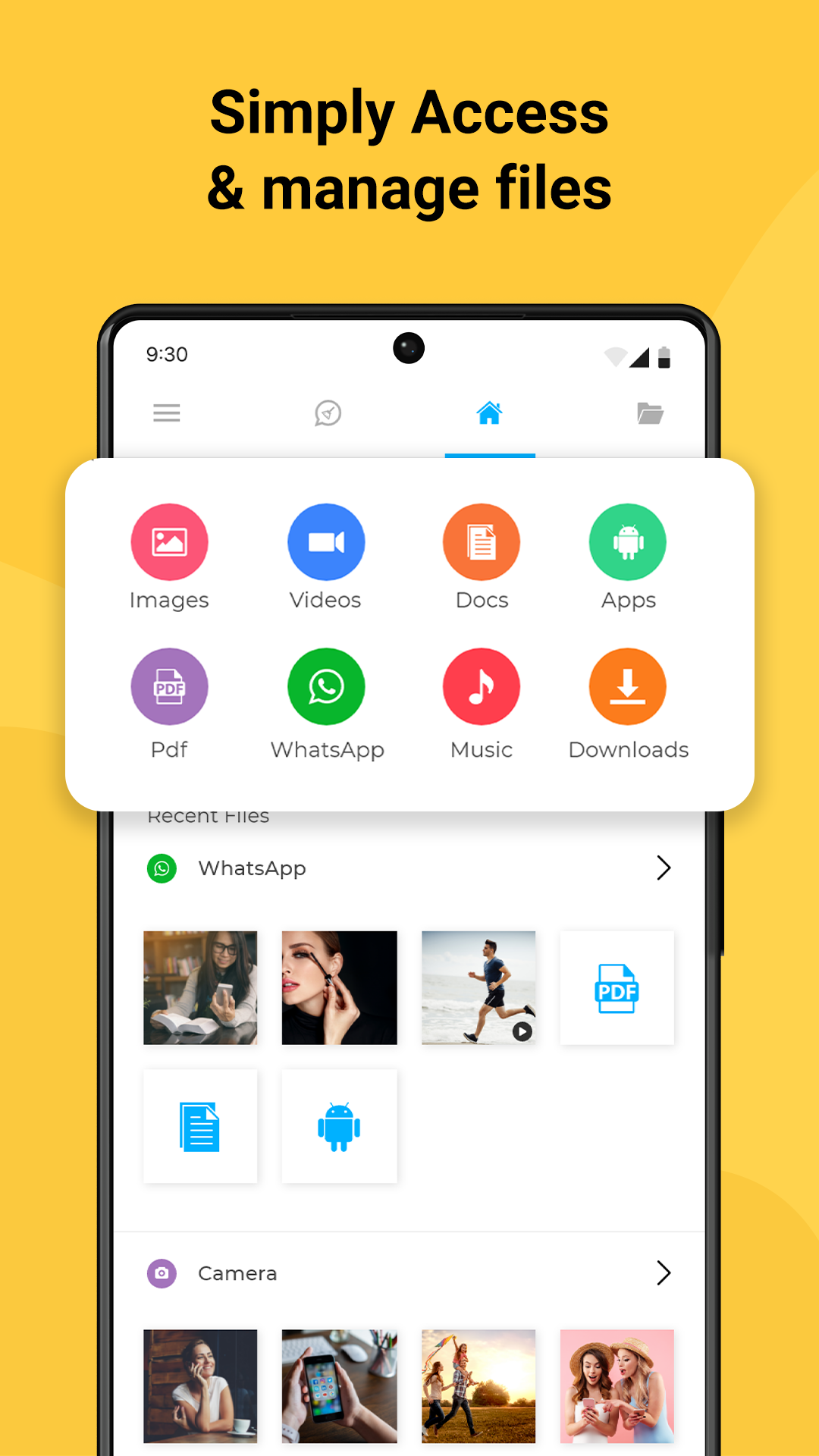 اسکرین شات 4 برنامه File Manager PRO: Manage Files