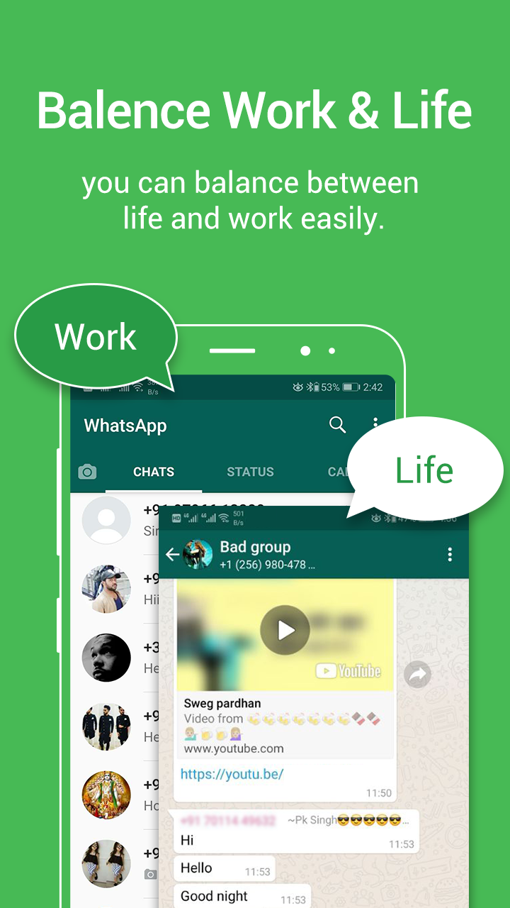 اسکرین شات 2 برنامه Dual App Lite