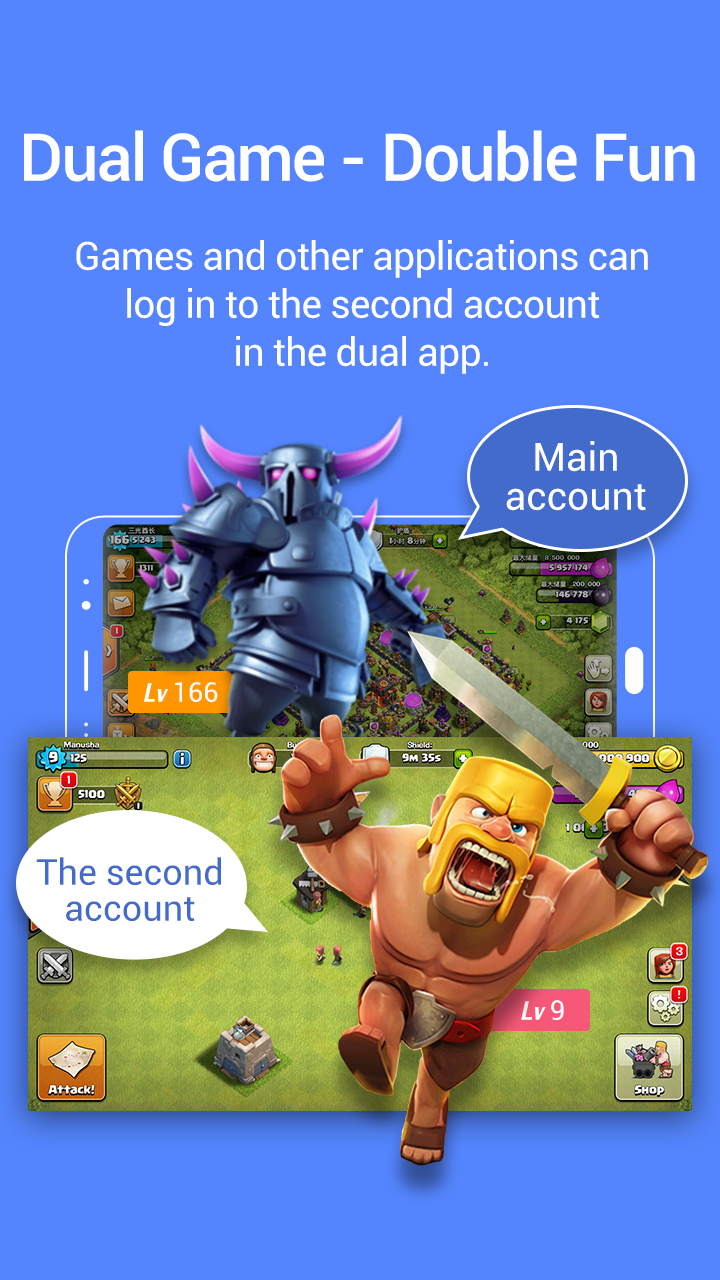 اسکرین شات 4 برنامه Dual App Lite