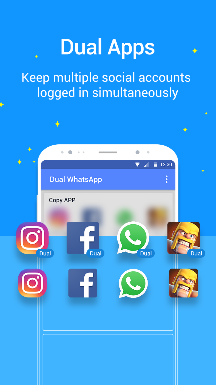 اسکرین شات 1 برنامه Dual App Lite