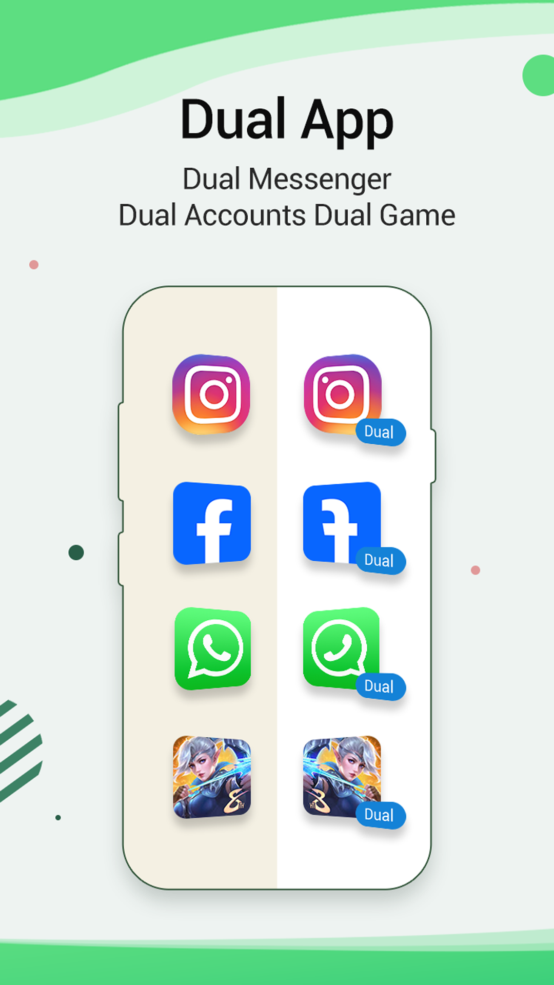 ساخت چند اکانت با دوئل اپ