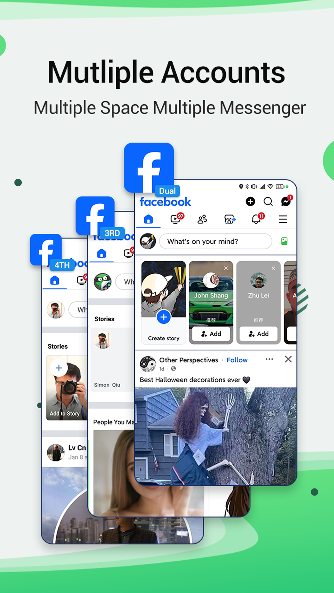 اسکرین شات 2 برنامه Dual Apps