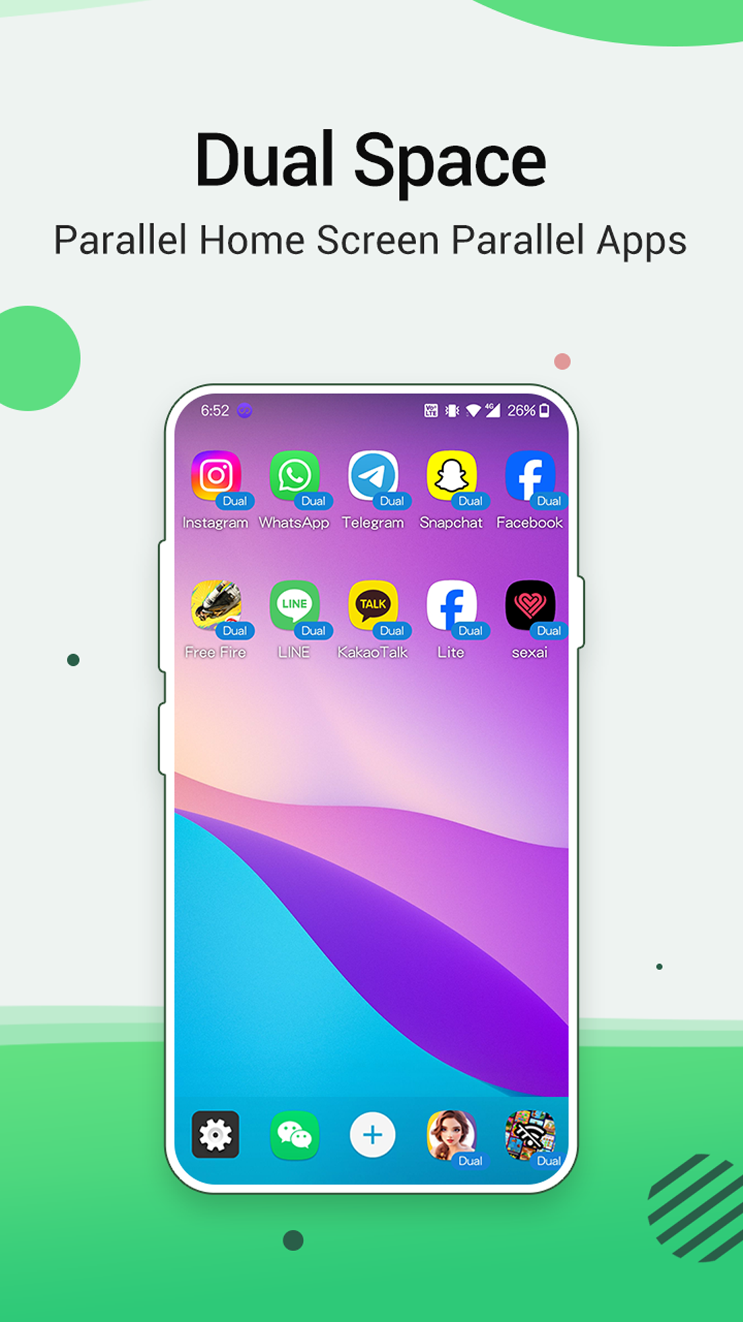 اسکرین شات 3 برنامه Dual Apps