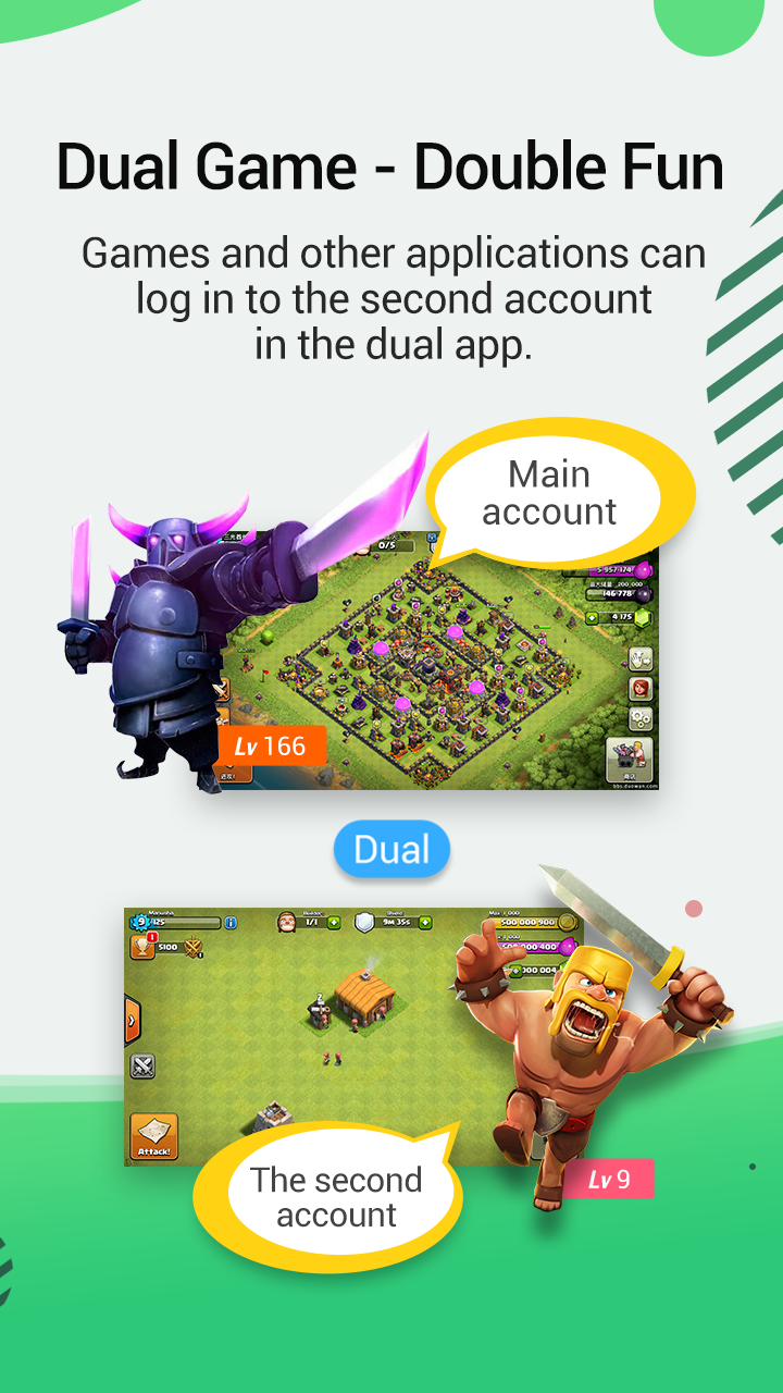 اسکرین شات 5 برنامه Dual Apps