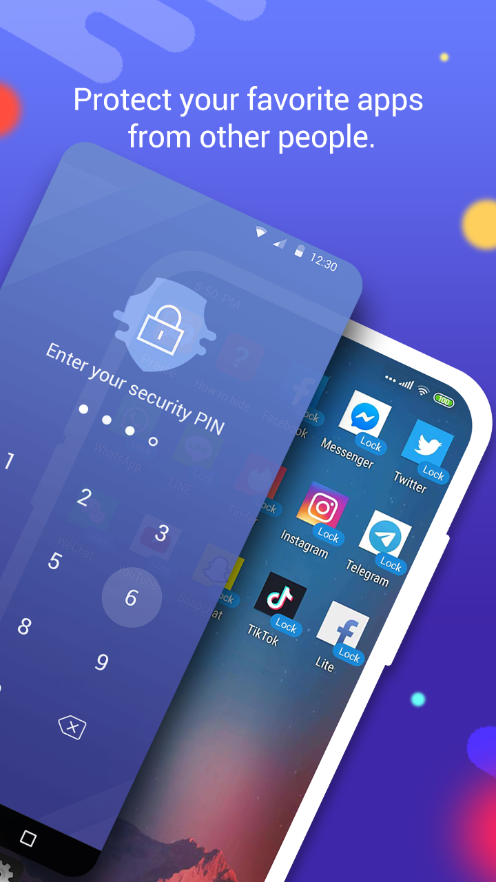 اسکرین شات 2 برنامه App Locker - Lock App