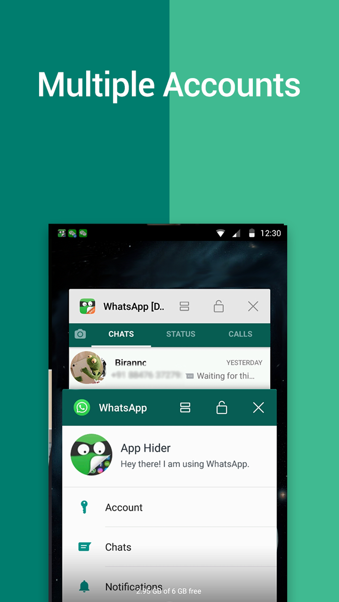 اسکرین شات 4 برنامه Dialer Vault: App Hider