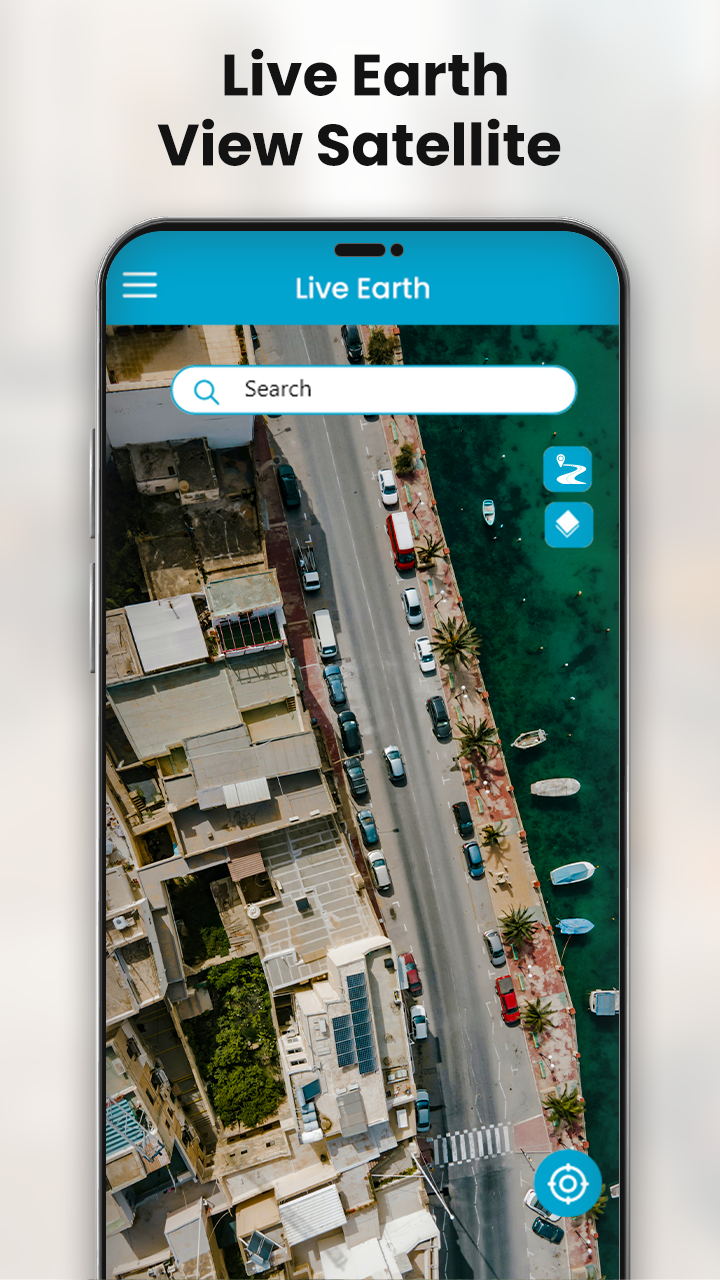 اسکرین شات برنامه Live Earth Map 5