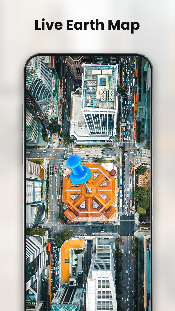 اسکرین شات برنامه Live Earth Map 1