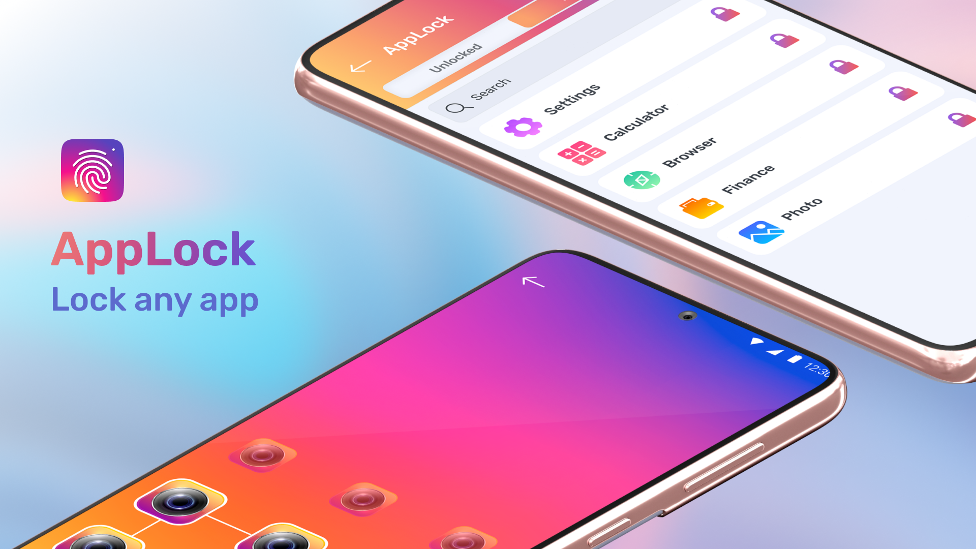 اسکرین شات 1 برنامه AppLock - Password Lock Apps