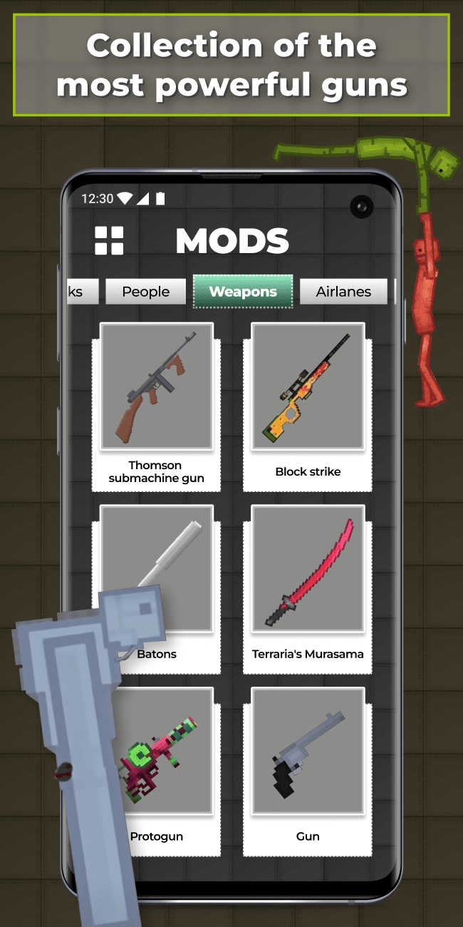 اسکرین شات 4 برنامه Mods for Melon Playground