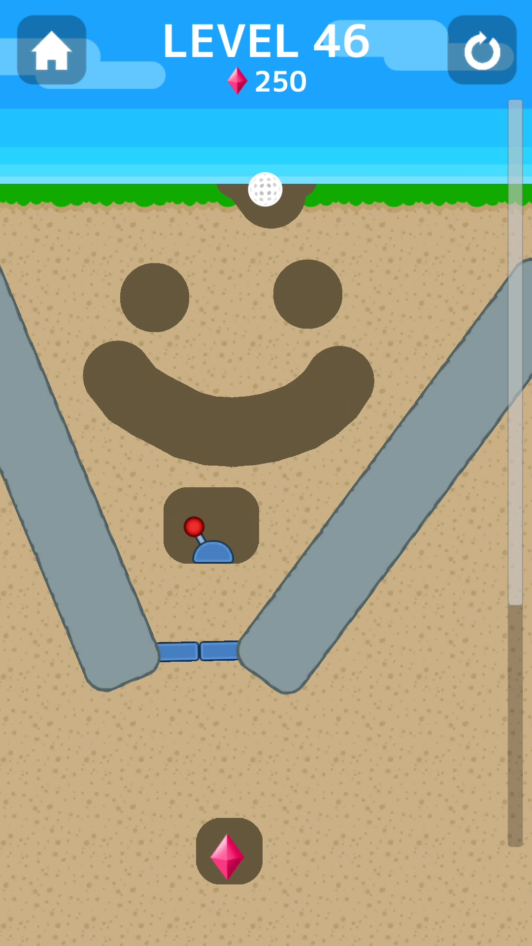 اسکرین شات 2 بازی Dig it your way! - Ballz Cave
