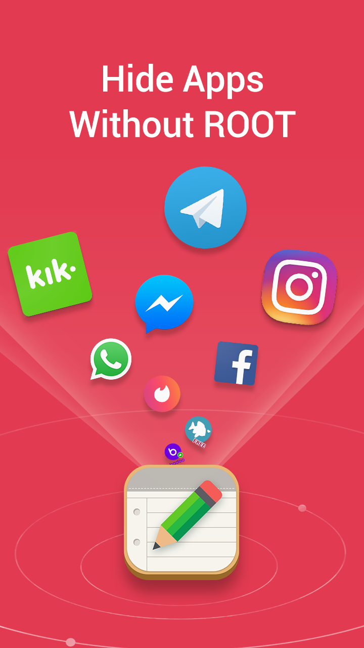 اسکرین شات 2 برنامه Notepad Vault - Hide Apps