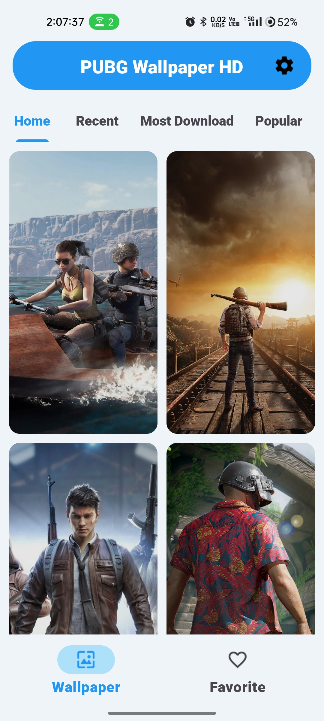 اسکرین شات 1 برنامه PUBG's Wallpapers For 4K