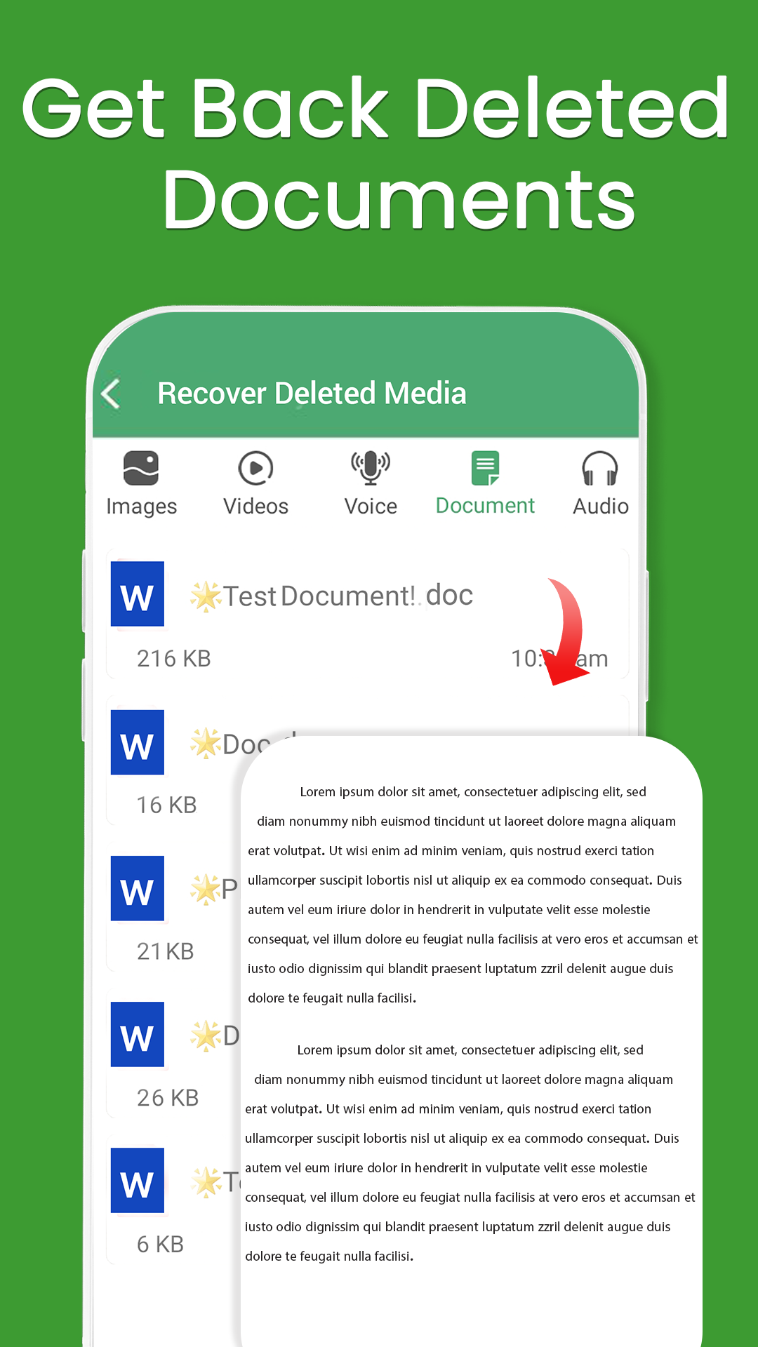 اسکرین شات 6 برنامه All Recover Deleted Messages