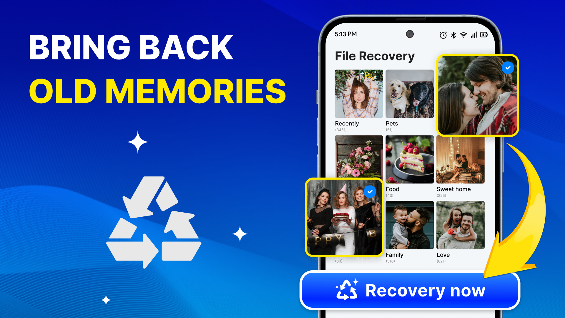 اسکرین شات 3 برنامه Photo Recovery - File Recovery