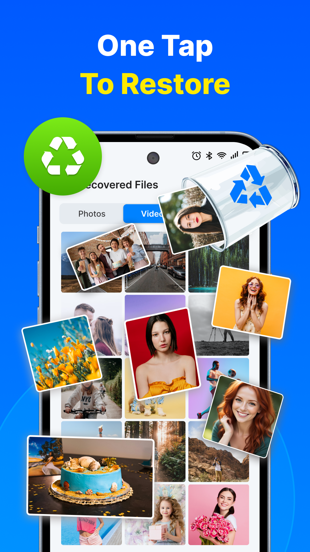 اسکرین شات 2 برنامه Photo Recovery - File Recovery