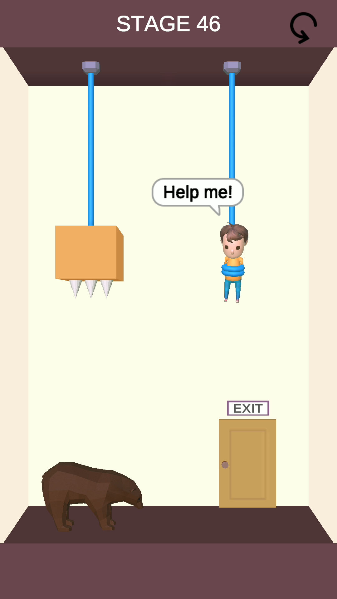 اسکرین شات 1 بازی Rescue Cut - Rope Puzzle