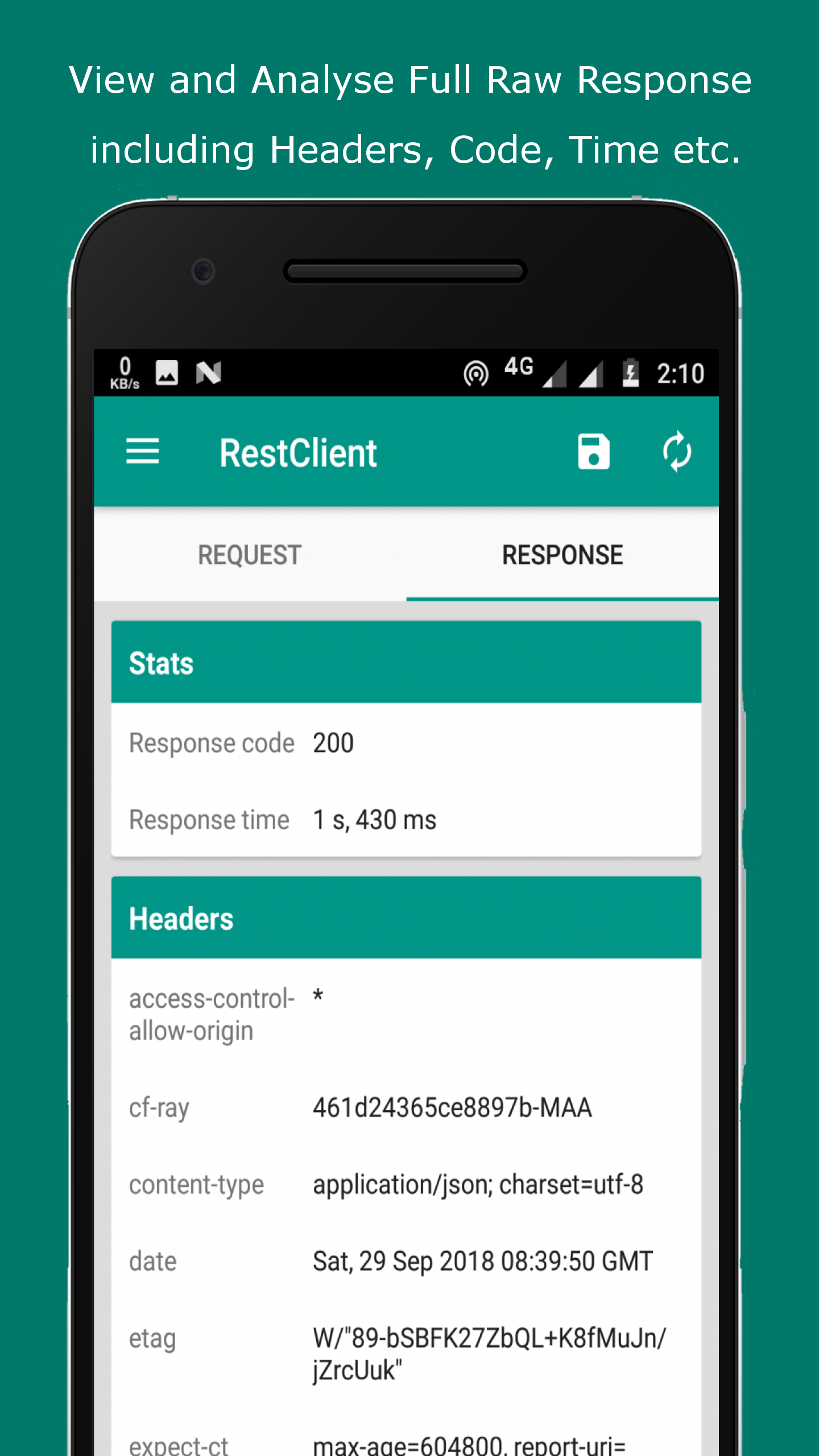اسکرین شات 4 برنامه Rest Client - Pocket POSTMAN