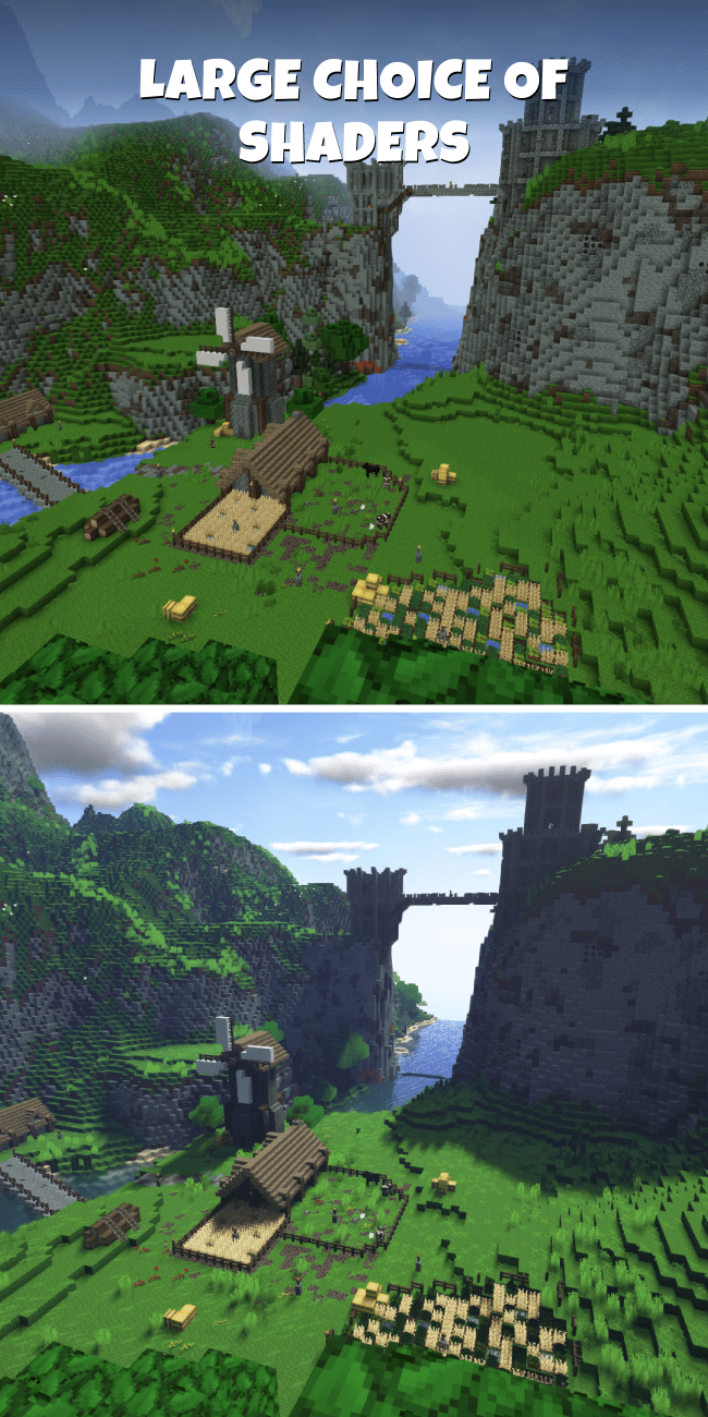 اسکرین شات 2 برنامه Shaders for Minecraft