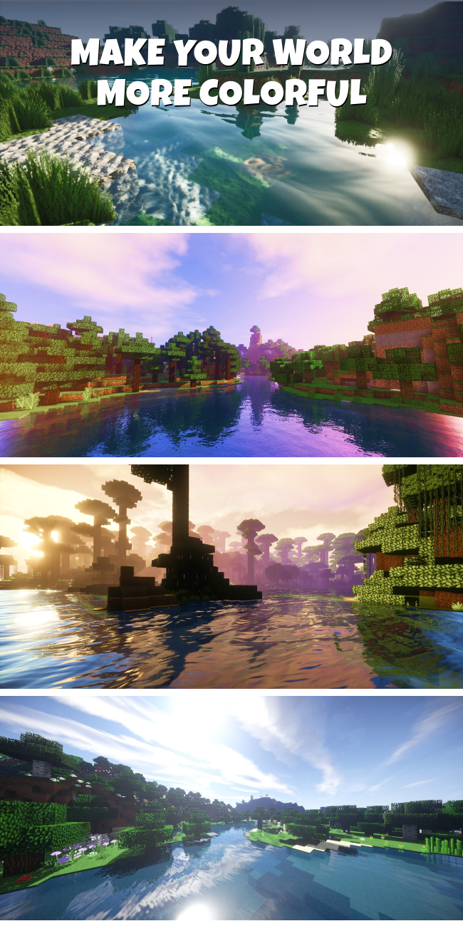 اسکرین شات 1 برنامه Shaders for Minecraft