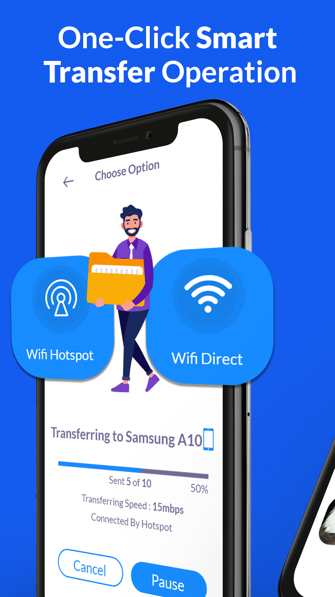 اسکرین شات 3 برنامه Copy My Data: Phone Transfer