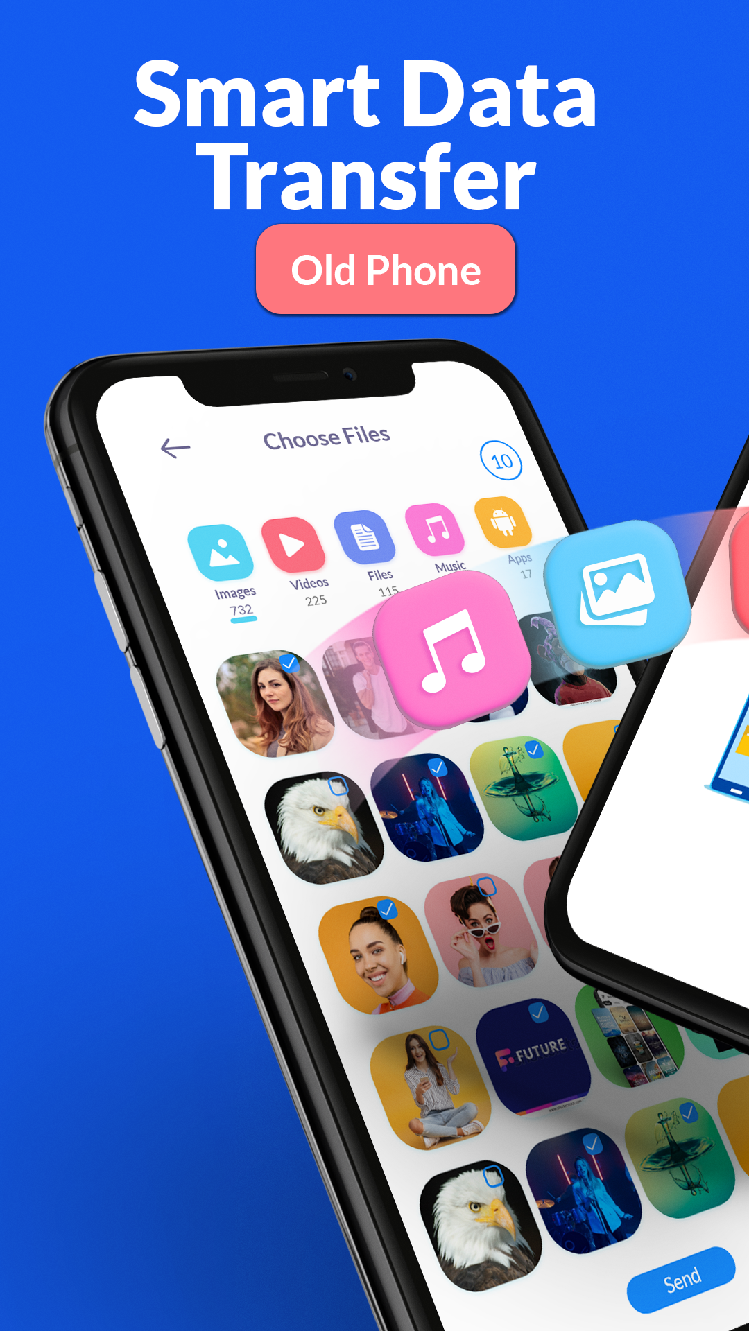 اسکرین شات 1 برنامه Copy My Data: Phone Transfer