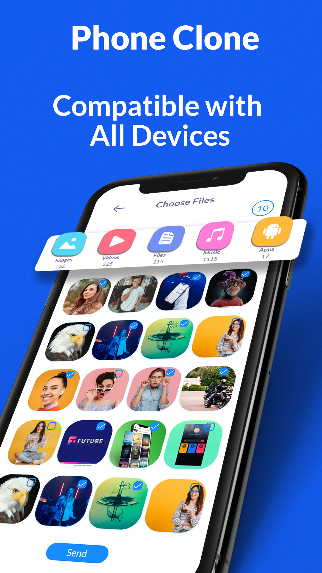 اسکرین شات 4 برنامه Copy My Data: Phone Transfer