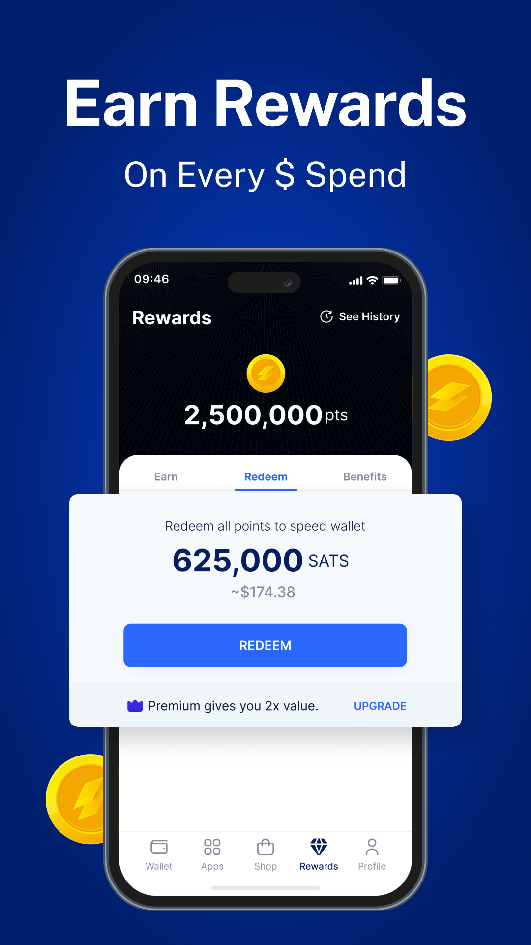 اسکرین شات 4 برنامه Speed Wallet - Buy Bitcoin