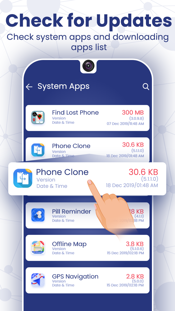 اسکرین شات 2 برنامه Phone Update Software