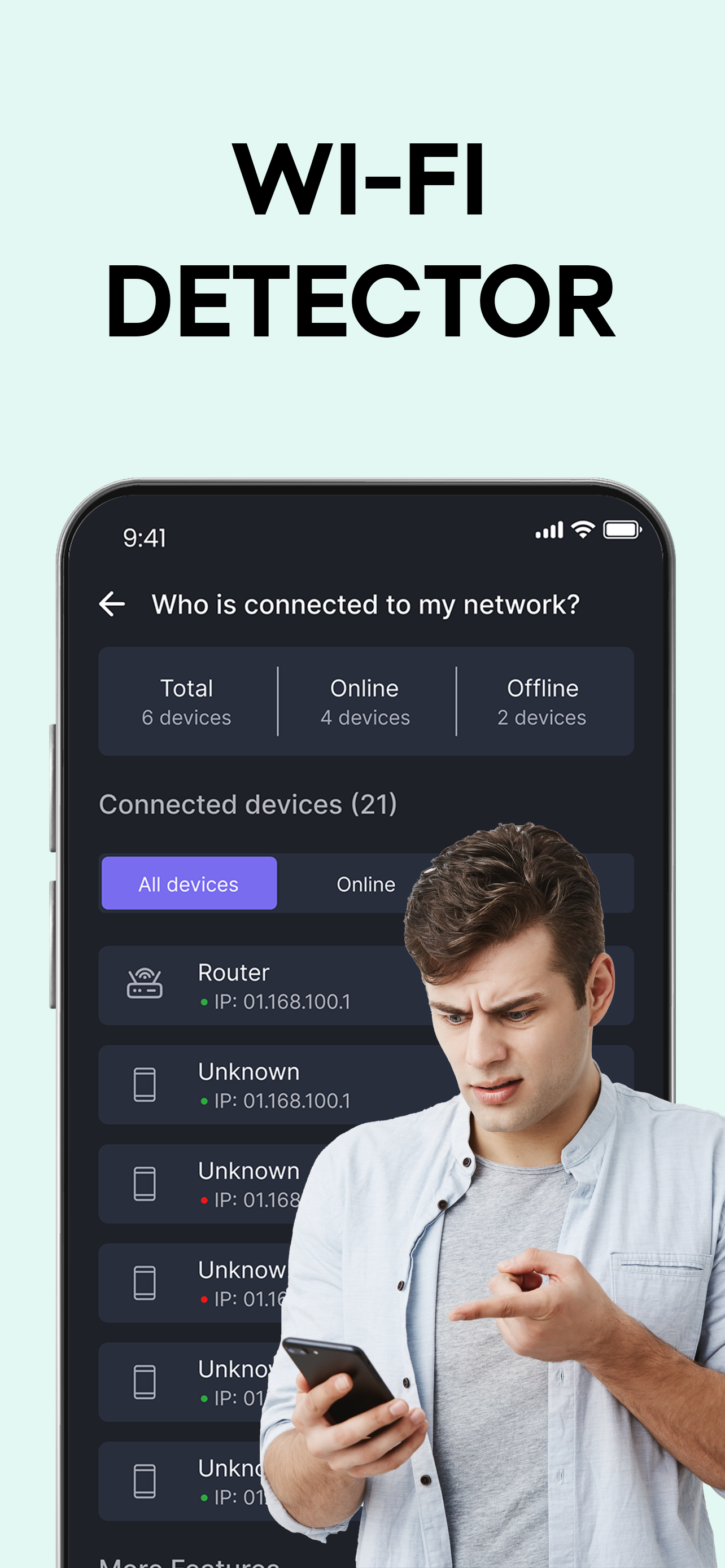 اسکرین شات 7 برنامه WiFi Password Map & Analyzer