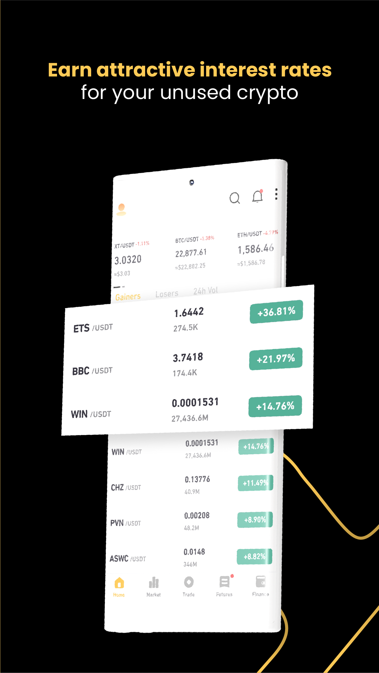 اسکرین شات 4 برنامه XT.com: Buy Bitcoin & Ethereum