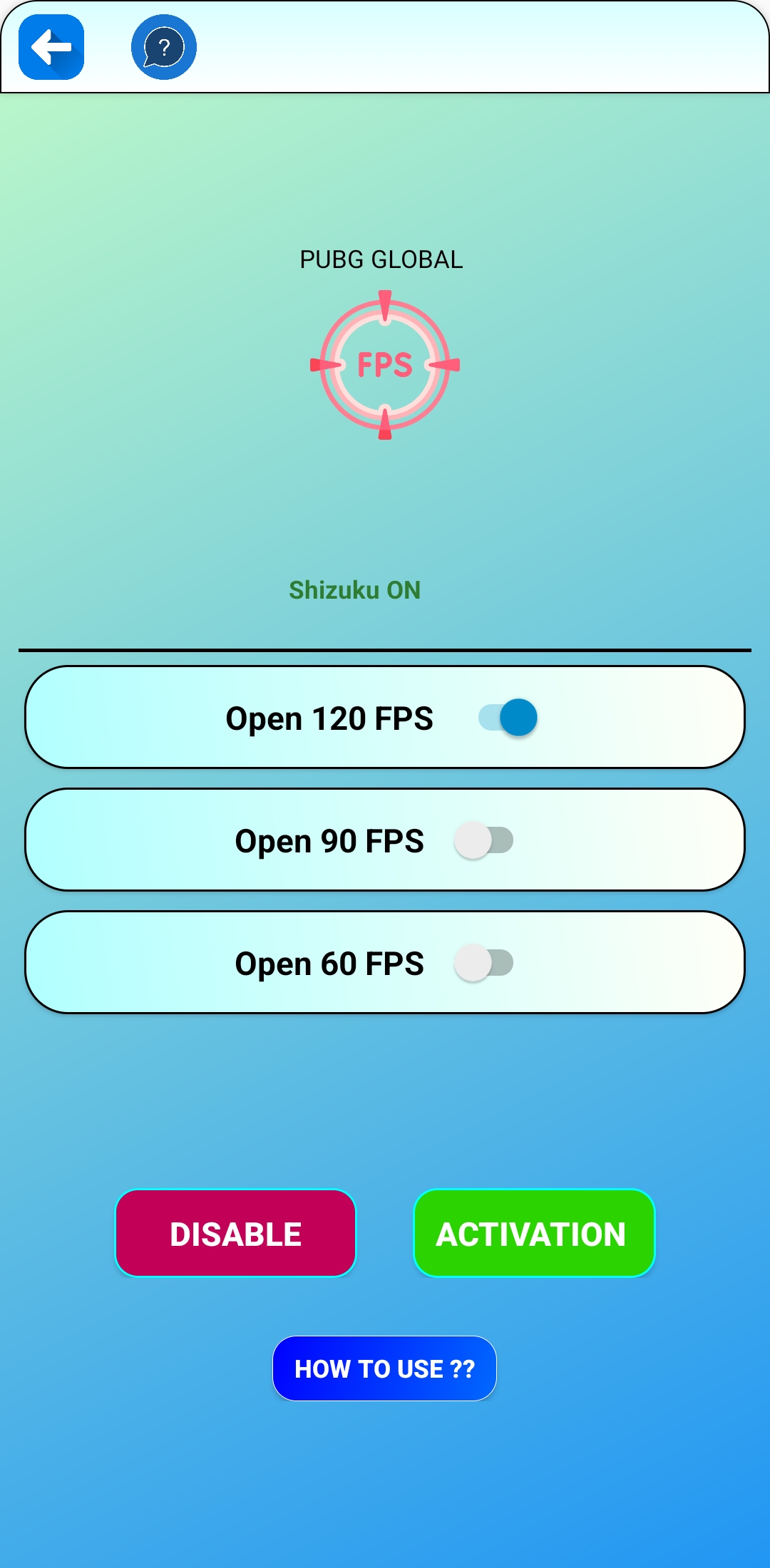 اسکرین شات 2 برنامه 120 FPS PRO