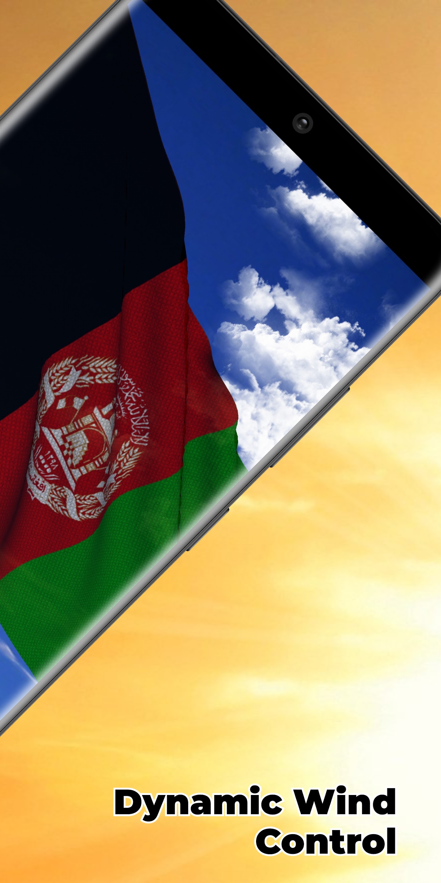 اسکرین شات 2 برنامه Afghanistan Flag Live Wall