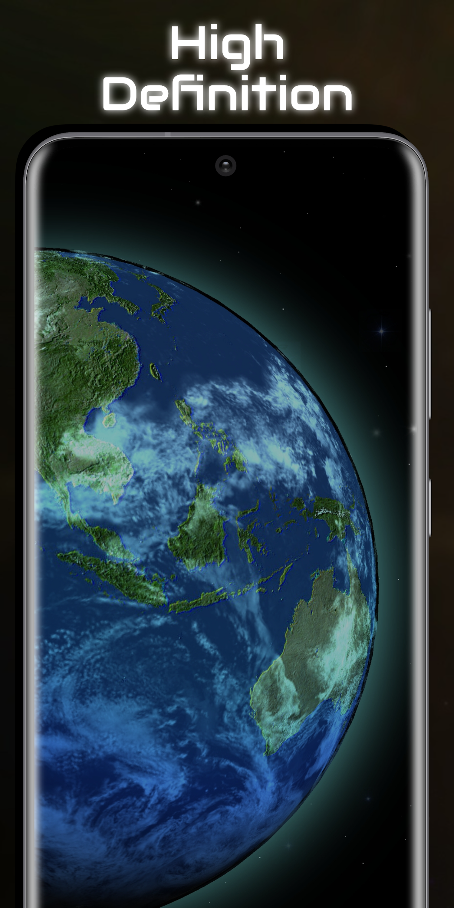 اسکرین شات 1 برنامه Earth Live Wallpaper