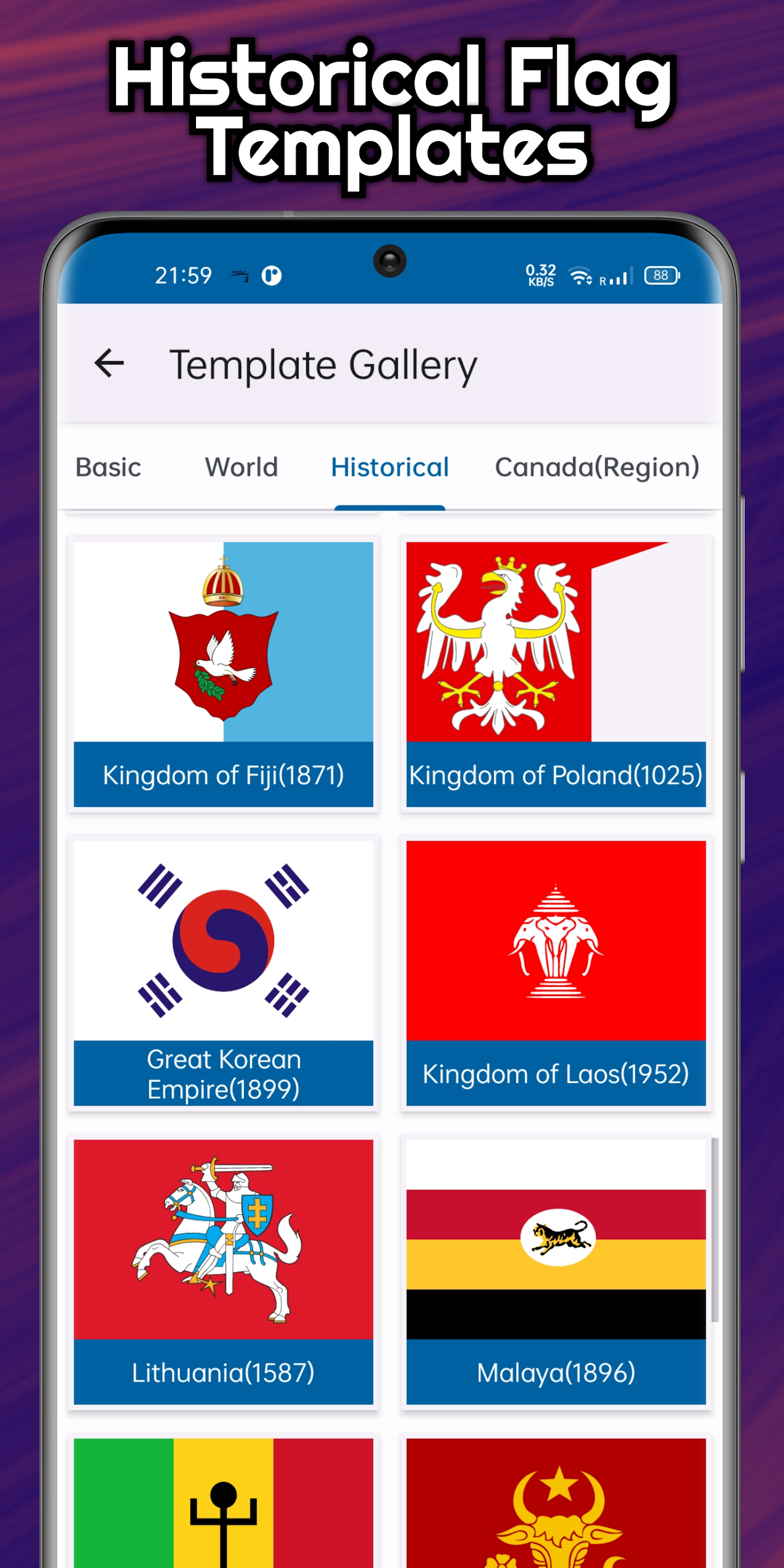 اسکرین شات 4 برنامه A+ Flag Maker