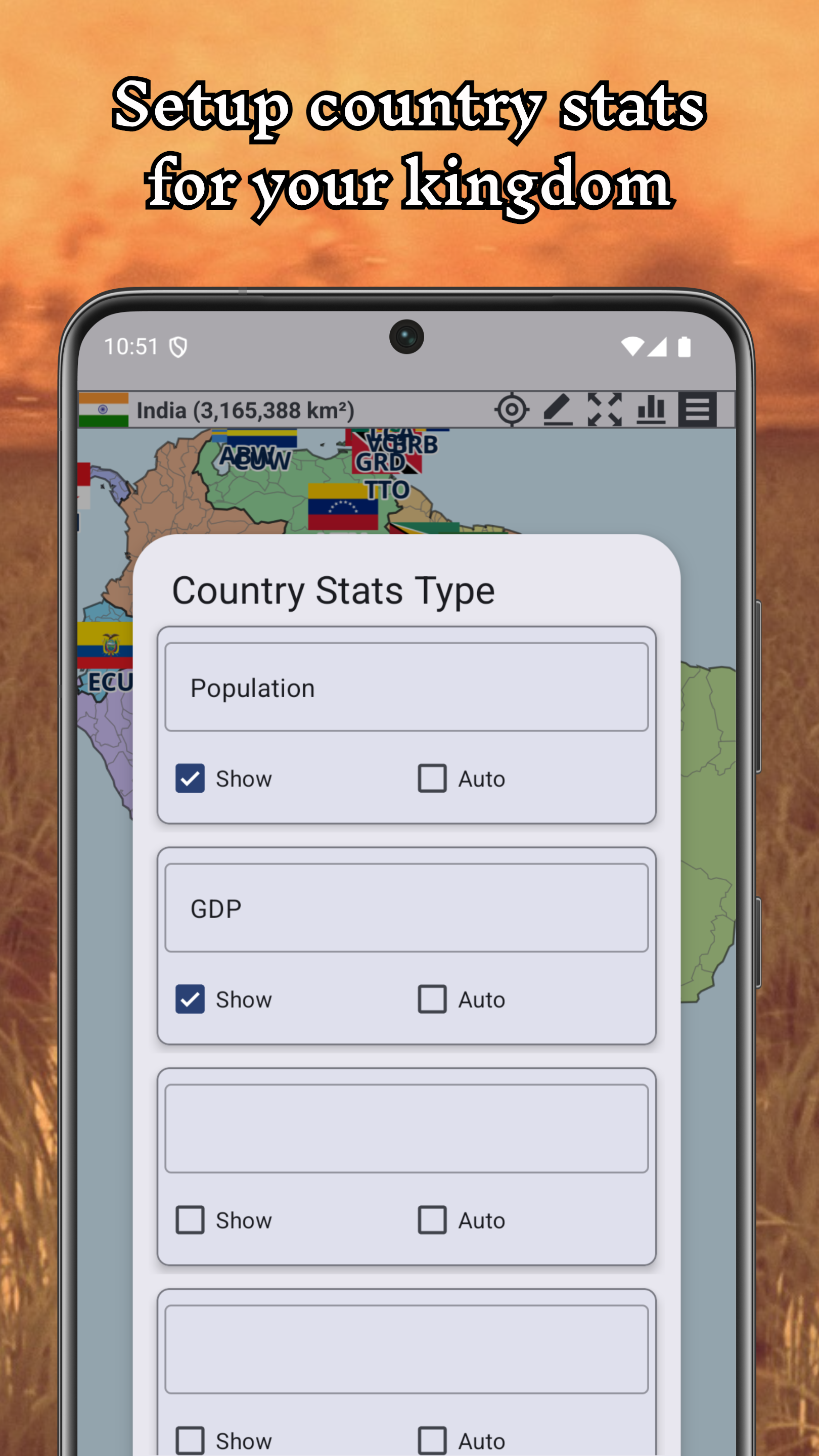 اسکرین شات 6 برنامه A+ World Map Editor Sandbox
