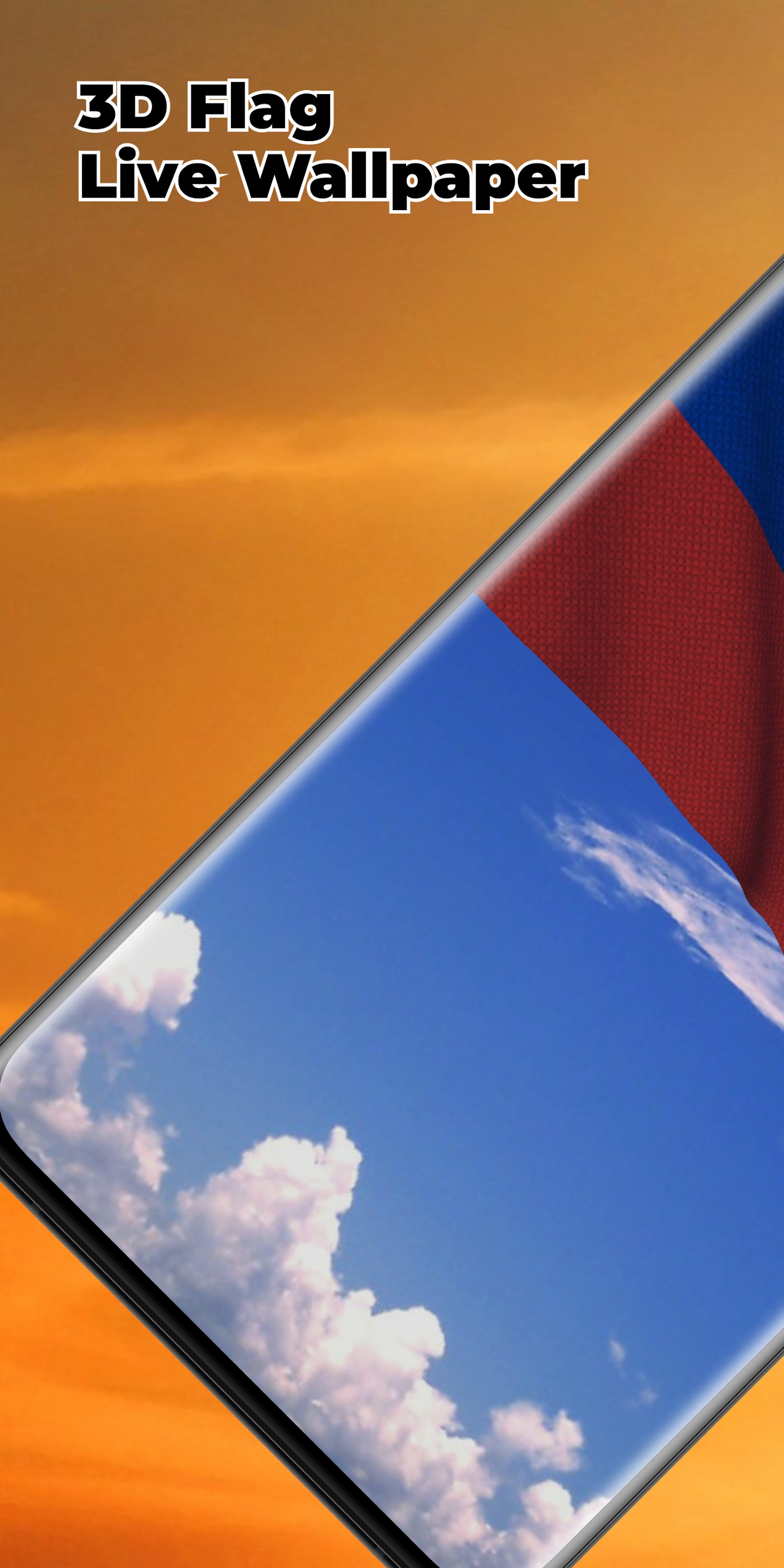 اسکرین شات 1 برنامه Russia Flag Live Wallpaper