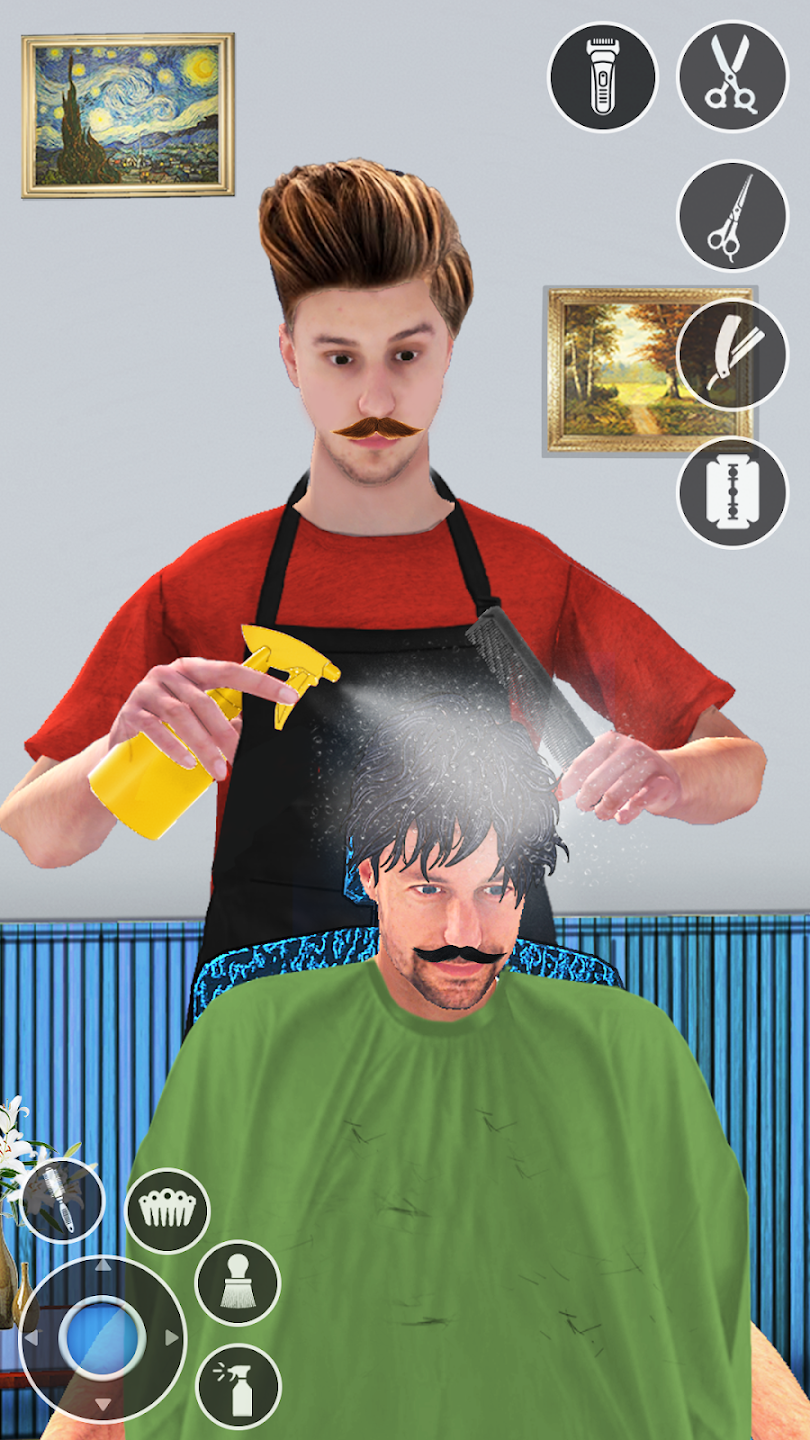 اسکرین شات 4 بازی Hair Tattoo: Barber Salon Game