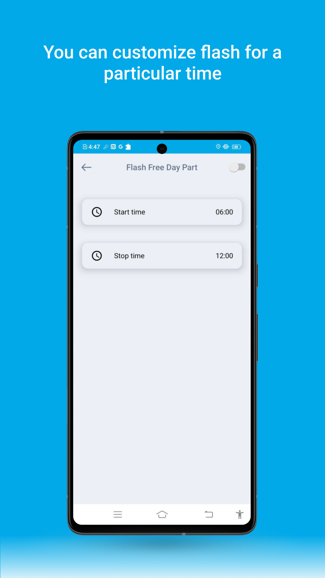 اسکرین شات 5 برنامه Ultra Flash Alerts on Call SMS
